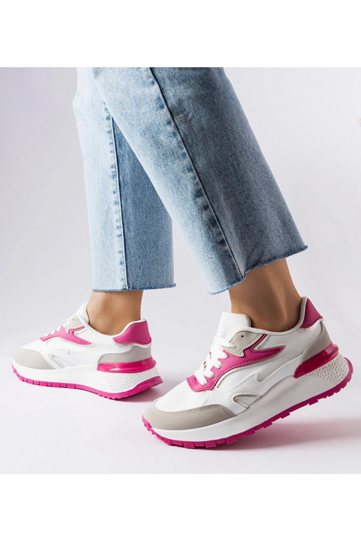 Batilda balti ir rožiniai sportbačiai