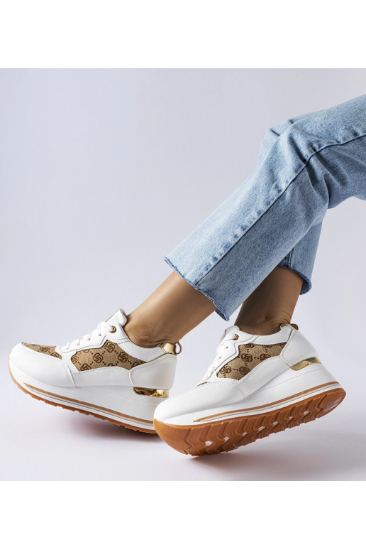 Balti platforminiaisportbačiai su...