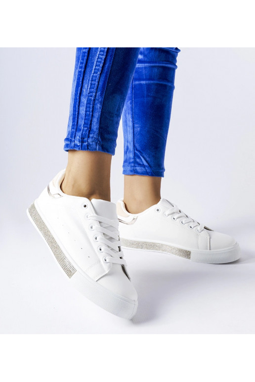 Balti ir smėlio spalvos sportbačiai...