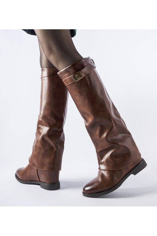 Rudi šilti batai su paslėpta...