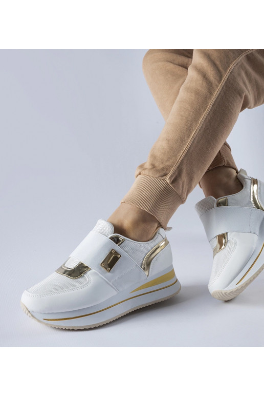 Sages White Slip-On platforminiai...