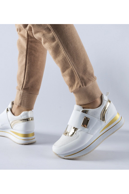 Sages White Slip-On platforminiai...