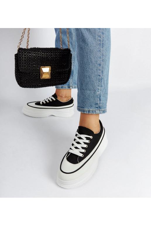 Juodi Plesio platforminiai sportbačiai