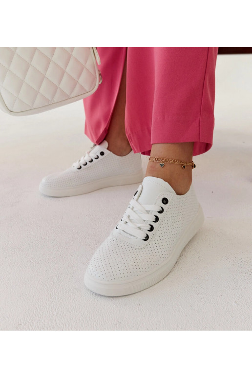 Balti eko odos sportbačiai Sandrine