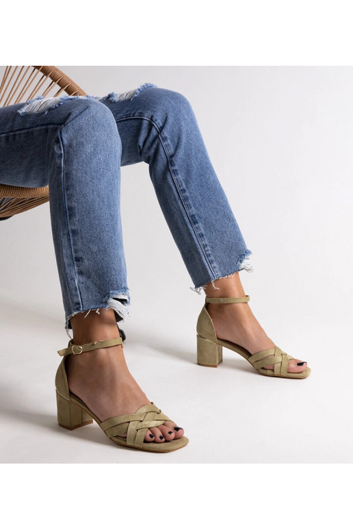 Žalios spalvos Wajda aukštakulnės...