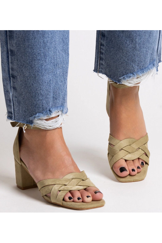 Žalios spalvos Wajda aukštakulnės...