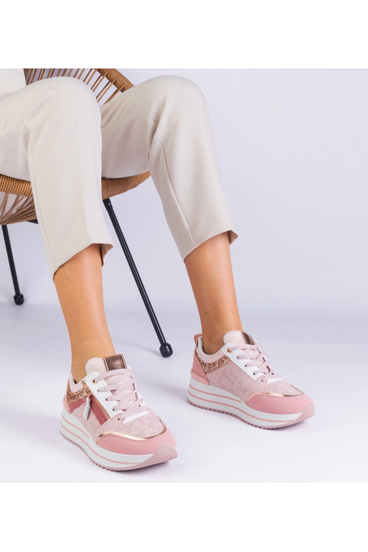 Rožiniai sportiniai sportbačiai su...