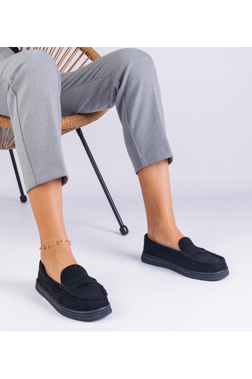 Juodi moteriški batukai iš dirbtinės... Juodi moteriški batukai iš dirbtinės...