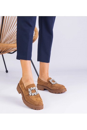 Rudi moteriški mokasinai iš... 2