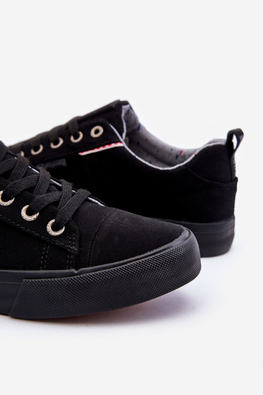 Žemas vyrams  laisvalaikio batai Big Star KK174002 juodos spalvos Žemas vyrams  laisvalaikio batai Big Star KK174002 juodos spalvos