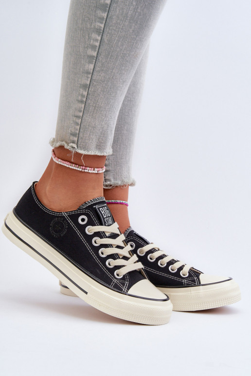 Žemas Laisvalaikio bateliai Big Star NN274269 juodos spalvos