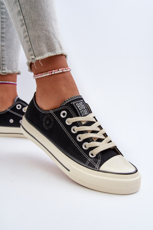 Žemas Laisvalaikio bateliai Big Star NN274269 juodos spalvos