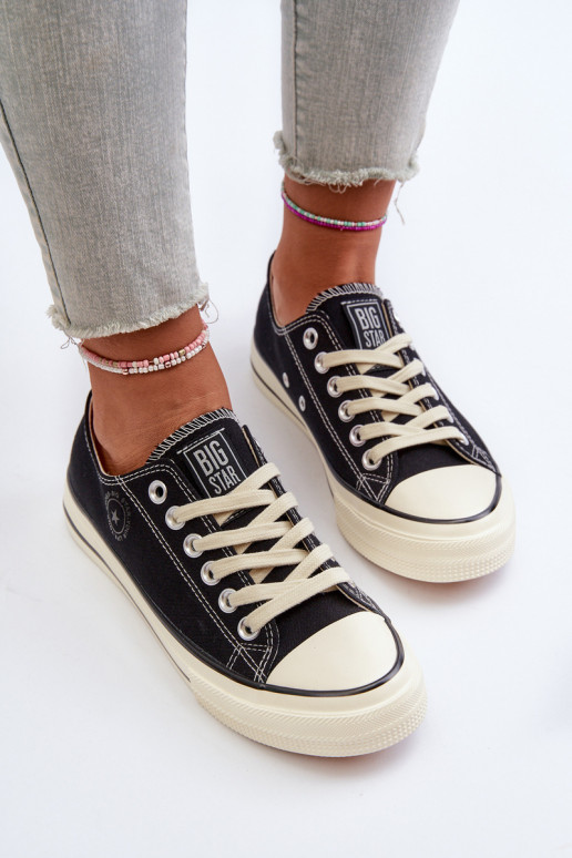 Žemas Laisvalaikio bateliai Big Star NN274269 juodos spalvos