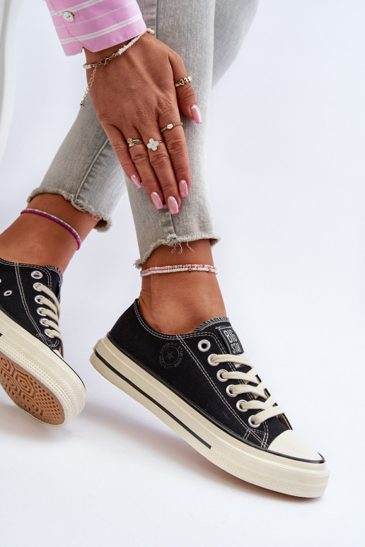 Žemas Laisvalaikio bateliai Big Star NN274269 juodos spalvos