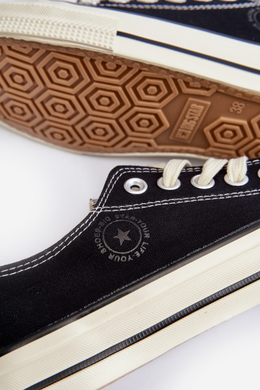 Žemas Laisvalaikio bateliai Big Star NN274269 juodos spalvos