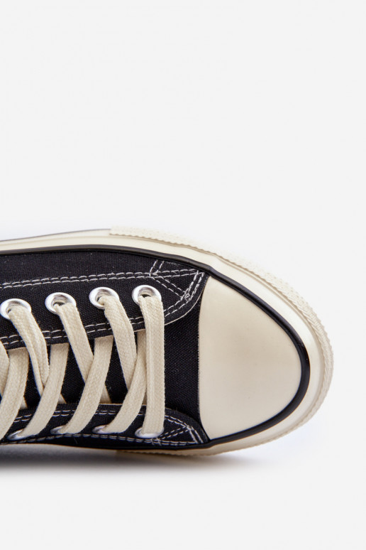 Žemas Laisvalaikio bateliai Big Star NN274269 juodos spalvos