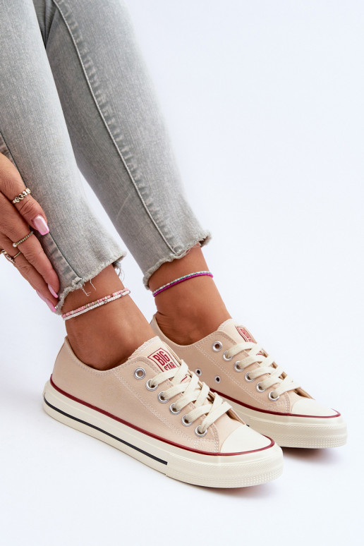 Žemas Laisvalaikio bateliai Big Star NN274272 smėlio spalvos Žemas Laisvalaikio bateliai Big Star NN274272 smėlio spalvos