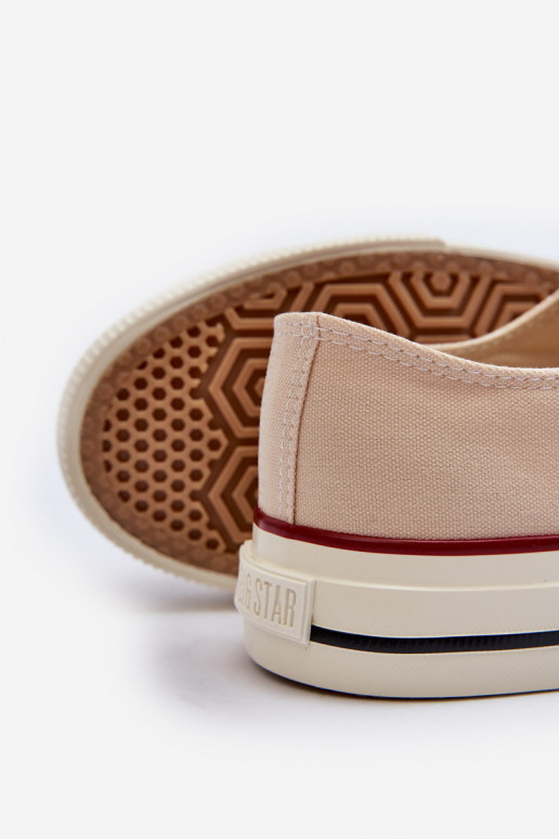 Žemas Laisvalaikio bateliai Big Star NN274272 smėlio spalvos Žemas Laisvalaikio bateliai Big Star NN274272 smėlio spalvos