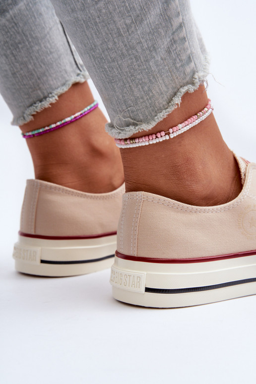 Žemas Laisvalaikio bateliai Big Star NN274272 smėlio spalvos Žemas Laisvalaikio bateliai Big Star NN274272 smėlio spalvos