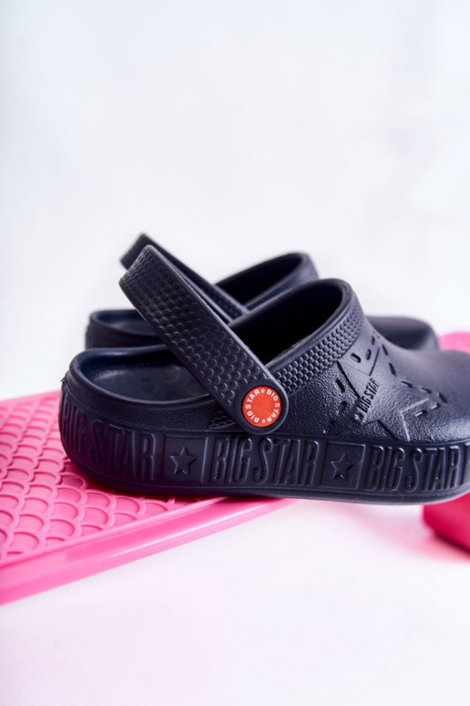 Vaikiški Lengvos šlepetės Crocs Big Star II375002 tamsiai mėlynos spalvos