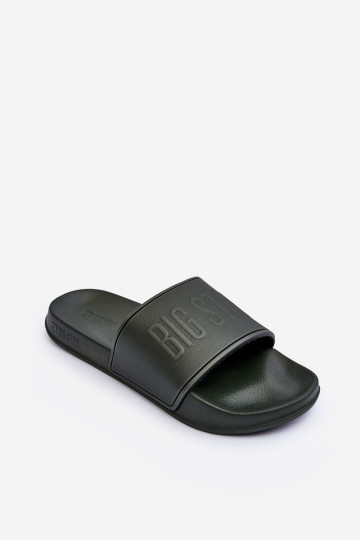 Lengvos putplasčio šlepetės Vyriški Big Star MM174324 chaki spalvos