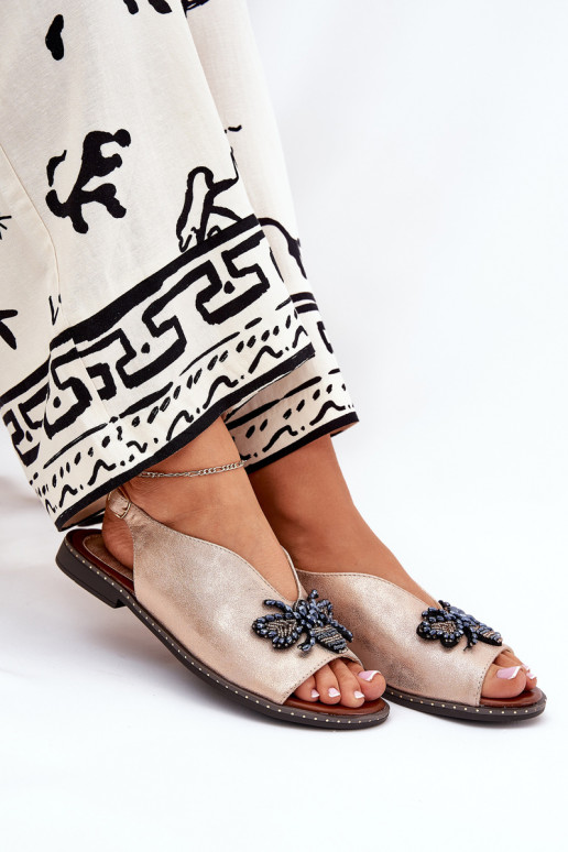 su blizgesiu Moteriškos basutės su ornamentais lygiapadžiai rausvo aukso spalvos Russona su blizgesiu Moteriškos basutės su ornamentais lygiapadžiai rausvo aukso spalvos Russona