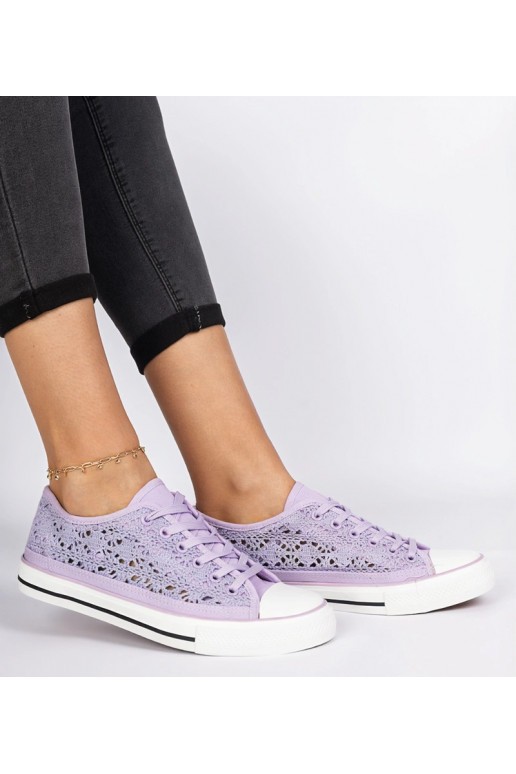 Violetiniai ażurowi moteriški...