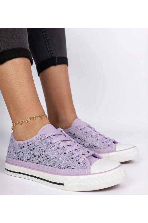 Violetiniai ażurowi moteriški...
