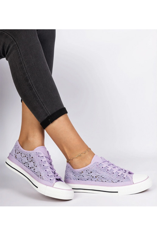 Violetiniai ażurowi moteriški...