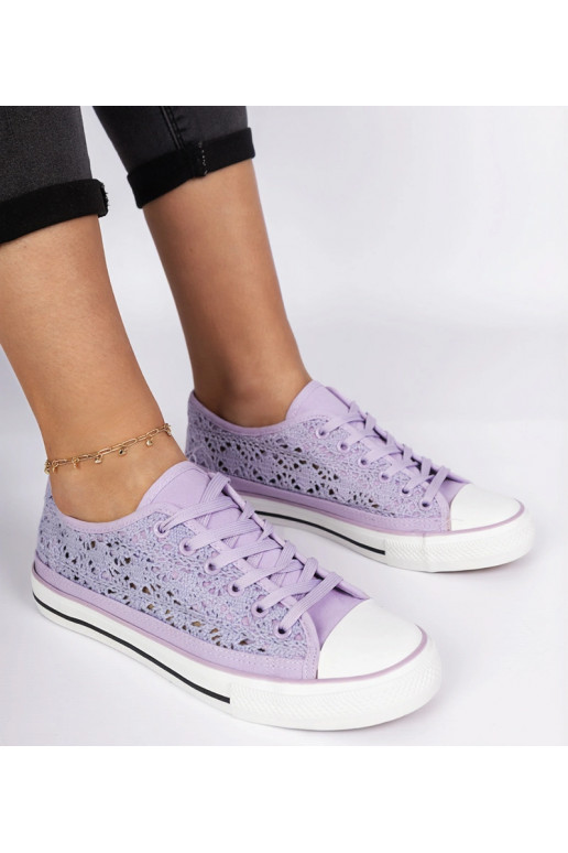 Violetiniai ażurowi moteriški...
