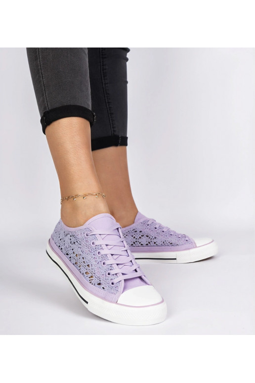 Violetiniai ażurowi moteriški...