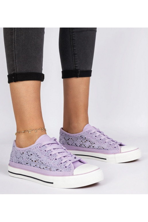 Violetiniai ażurowi moteriški...