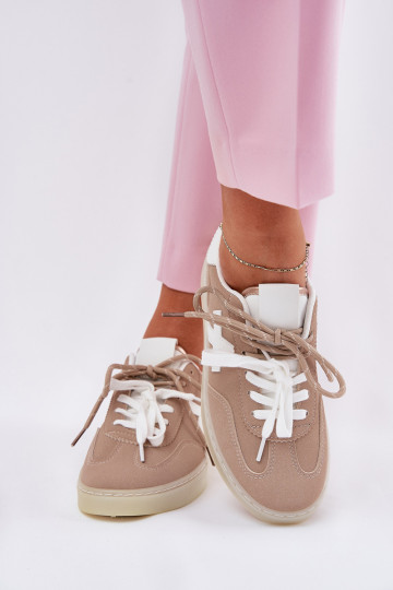 Žemas sportiniai bateliai Moteriškas smėlio spalvos Zelevelis 2