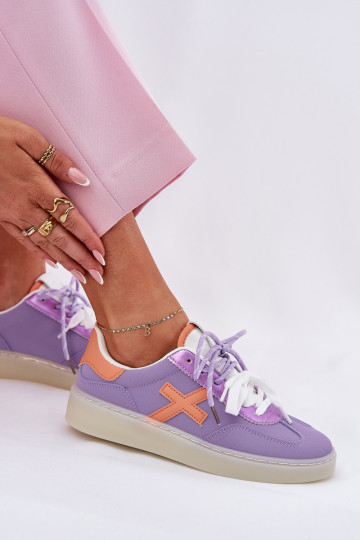 Žemas sportiniai bateliai Moteriškas Violetinės spalvos Zelevelis