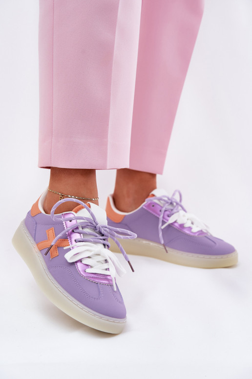 Žemas sportiniai bateliai Moteriškas Violetinės spalvos Zelevelis Žemas sportiniai bateliai Moteriškas Violetinės spalvos Zelevelis