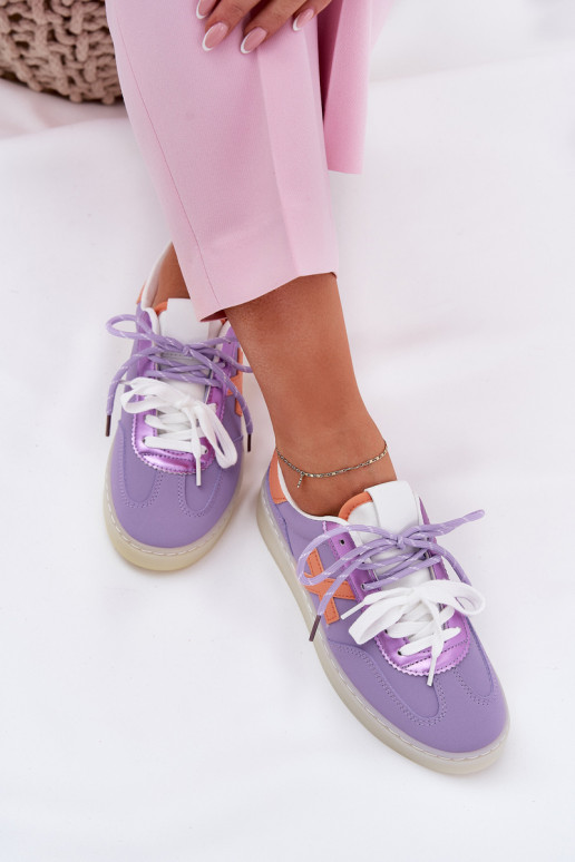 Žemas sportiniai bateliai Moteriškas Violetinės spalvos Zelevelis Žemas sportiniai bateliai Moteriškas Violetinės spalvos Zelevelis