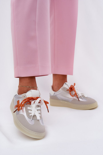 Žemas sportiniai bateliai Moteriškas sidabro spalvos Zelevelis