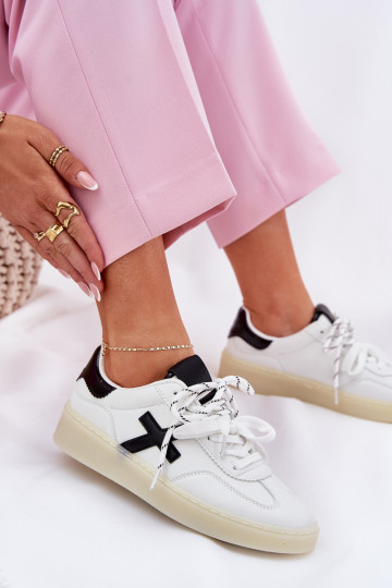 Žemas sportiniai bateliai Moteriškas baltos spalvos Zelevelis