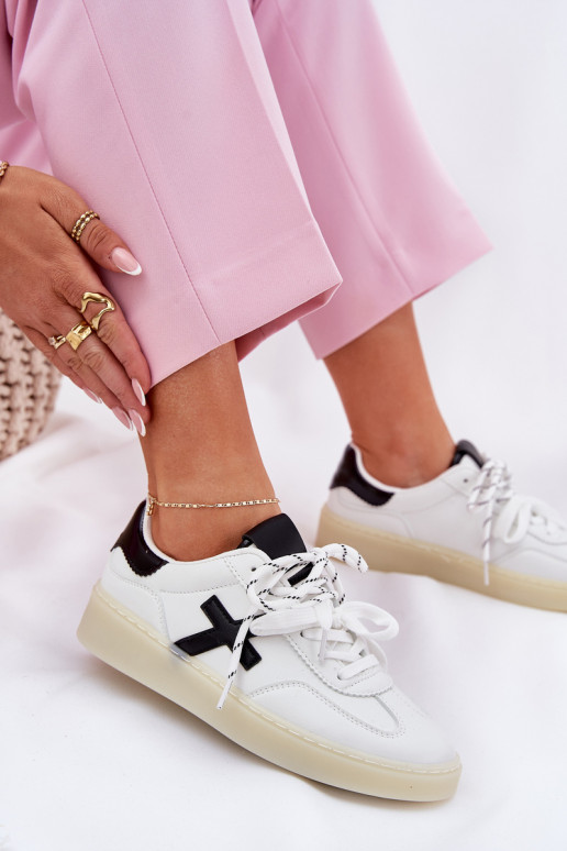 Žemas sportiniai bateliai Moteriškas baltos spalvos Zelevelis