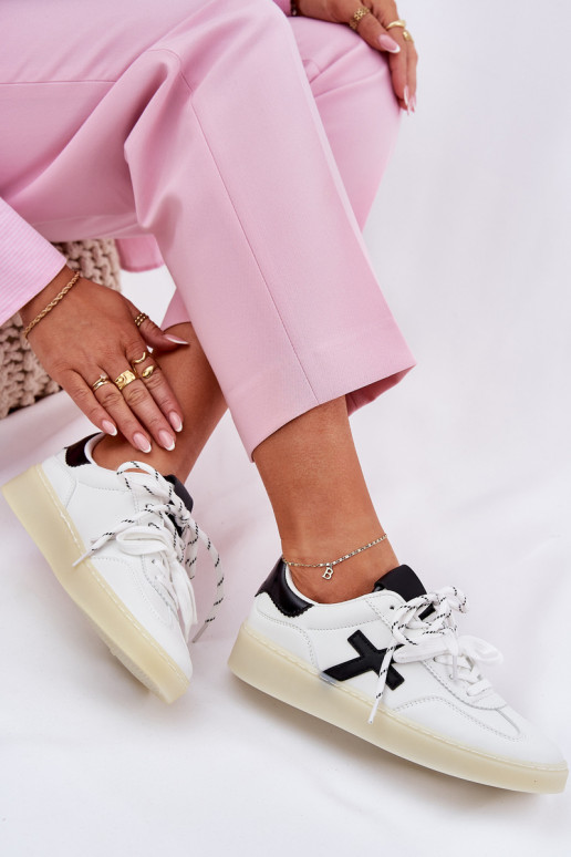 Žemas sportiniai bateliai Moteriškas baltos spalvos Zelevelis