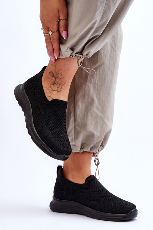 Moteriškas Sportbačiai  Įsispiriamo modelio juodos spalvos Adiora