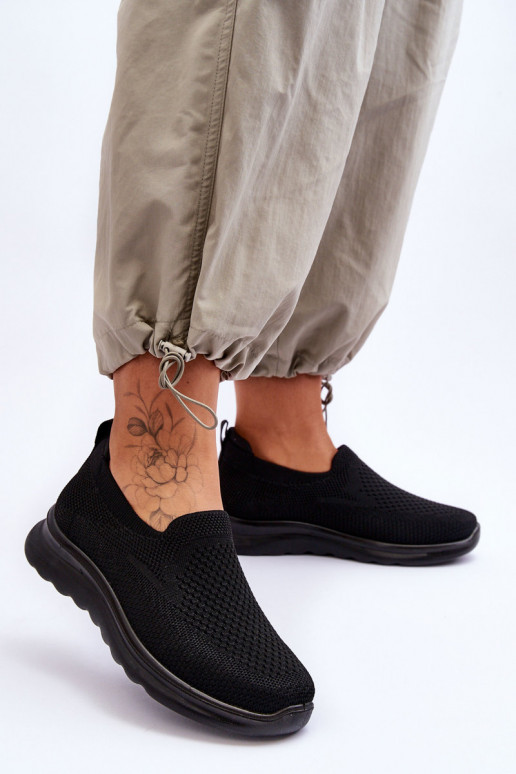 Moteriškas Sportbačiai  Įsispiriamo modelio juodos spalvos Adiora