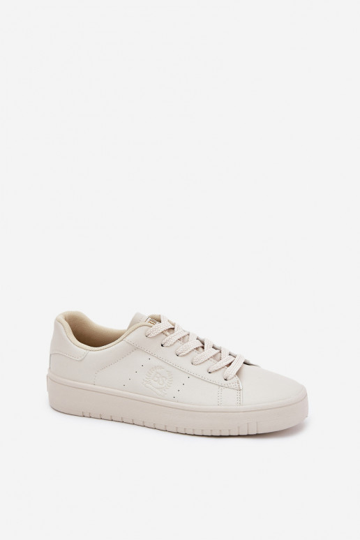 Žemas Laisvalaikio bateliai iš eko odos Big Star NN274578 smėlio spalvos