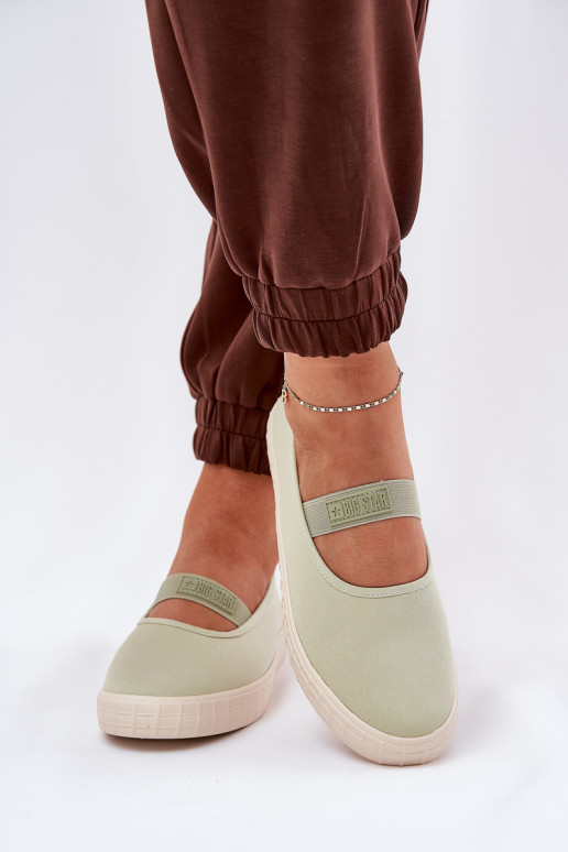 Moteriški batai Big Star NN274604 šviesiai žalios spalvos