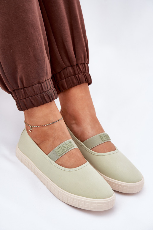 Moteriški batai Big Star NN274604 šviesiai žalios spalvos