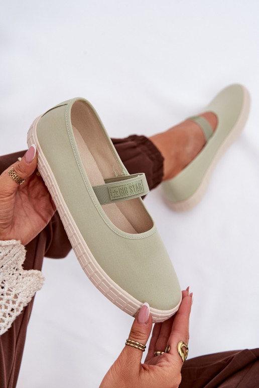 Moteriški batai Big Star NN274604 šviesiai žalios spalvos