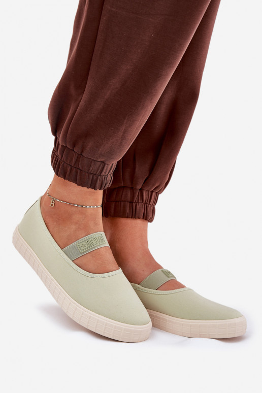 Moteriški batai Big Star NN274604 šviesiai žalios spalvos