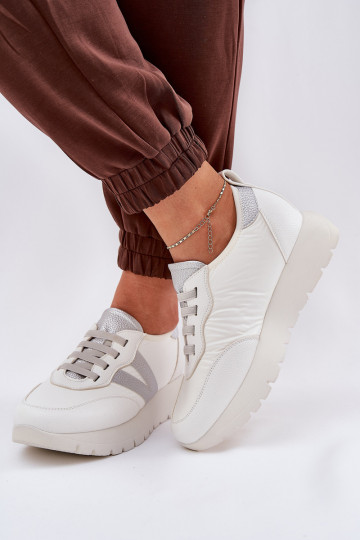 sportiniai bateliai Moteriškas su platforma Vinceza 58510 baltos spalvos 2