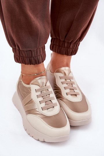 sportiniai bateliai Moteriškas su platforma Vinceza 58510 aukso spalvos