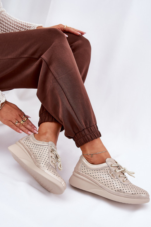 Moteriški odiniai sportbačiai Sportinio stiliaus batai aukso spalvos Brumia